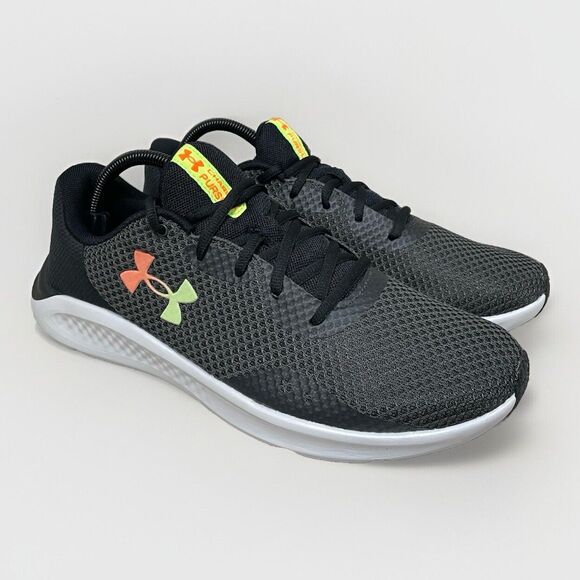 Under Armour Men’s Charged Pursuit 3 Running Shoes sz 10 Gray Athletic Sneakers - Picture 2 of 8